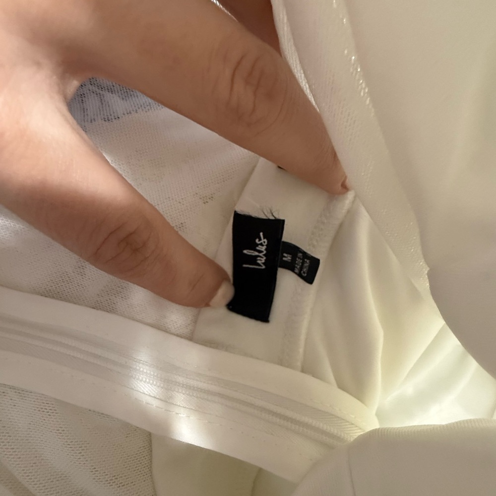 Lulus white strapless Jumpsuit - Picture 2 of 4